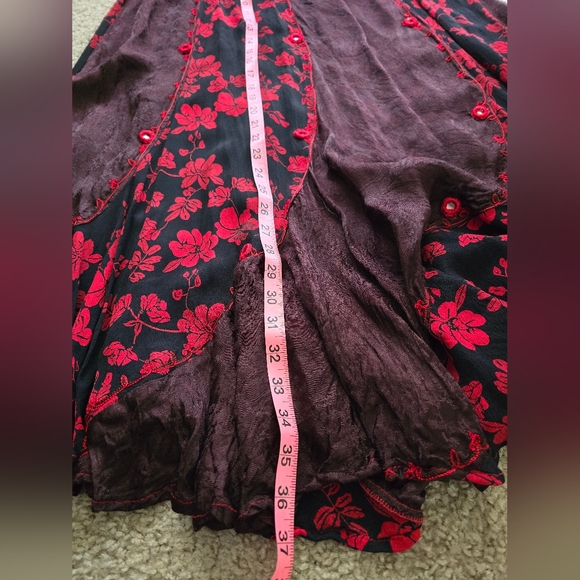 Tienda Ho Boho Floral Patchwork Skirt – Free Size - Picture 6 of 6